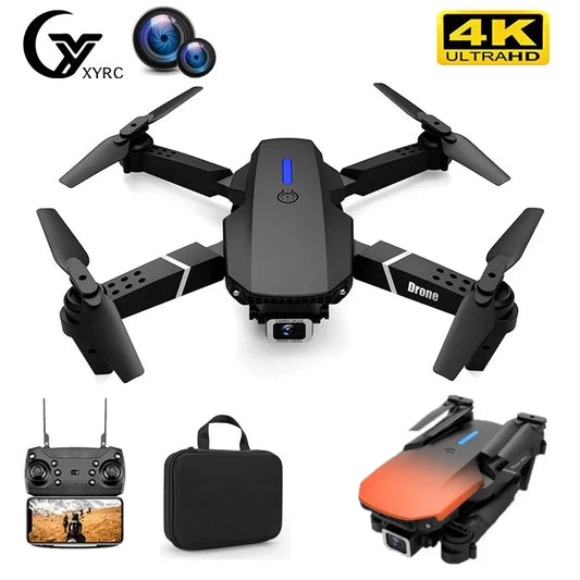 Quadcopter E88 Pro WIFI FPV Drone With Wide Angle HD 4K 1080P Camera Height Hold RC Foldable Quadcopter Dron Gift Toy