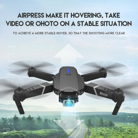 Quadcopter E88 Pro WIFI FPV Drone With Wide Angle HD 4K 1080P Camera Height Hold RC Foldable Quadcopter Dron Gift Toy