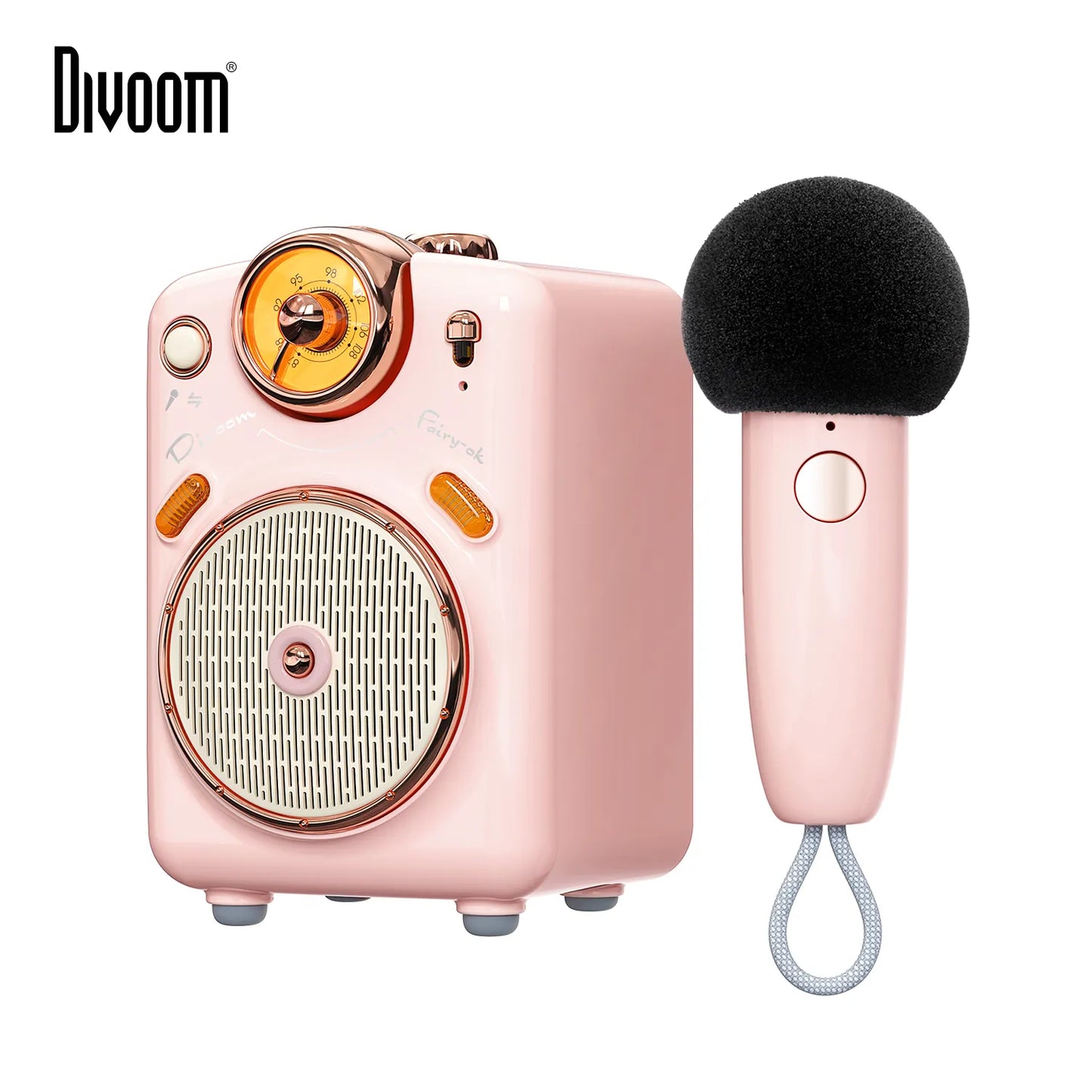 Divoom Fairy-OK Portable Bluetooth Karaoke Speaker