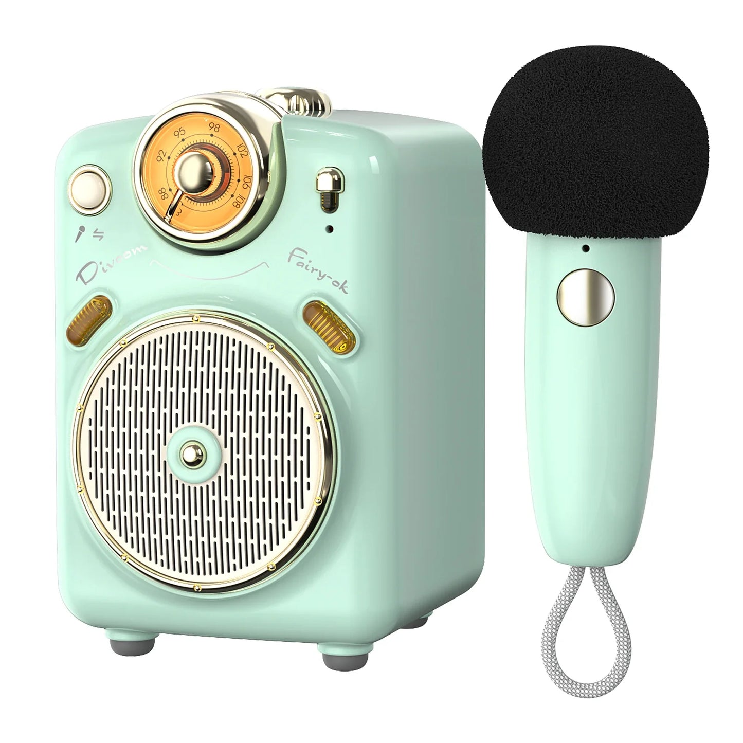 Divoom Fairy-OK Portable Bluetooth Karaoke Speaker